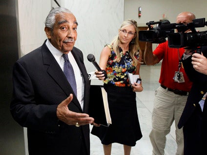 Rangel Filibusters the Press in Return to Congress - CBS News