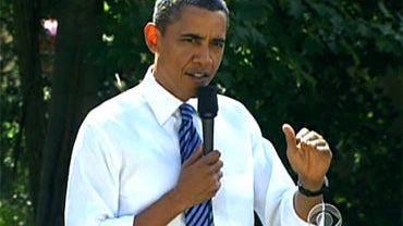 President Obama talks with voters in Columbus, Ohio, Aug. 18, 2010. 