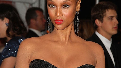 Model Tyra Banks attends "The Model as Muse: Embodying Fashion" Costume Institute Gala at The Metropolitan Museum of Art on May 4, 2009 in New York City.  