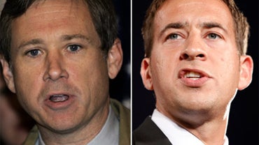 US Representative of Illinois and senatorial candidate Mark Kirk left, and U.S. Senate Candidate Alexi Giannoulias  