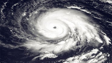 Hurricane Igor churns east of the northern Leeward Islands September 13, 2010 in the Atlantic Ocean. 