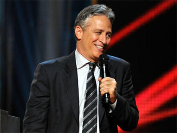 Jon Stewart is seen onstage at Comedy Central's Night Of Too Many Stars: An Overbooked Concert For Autism Education at the Beacon Theatre on October 2, 2010 in New York City. (Photo by Jason Kempin/Getty Images) 
