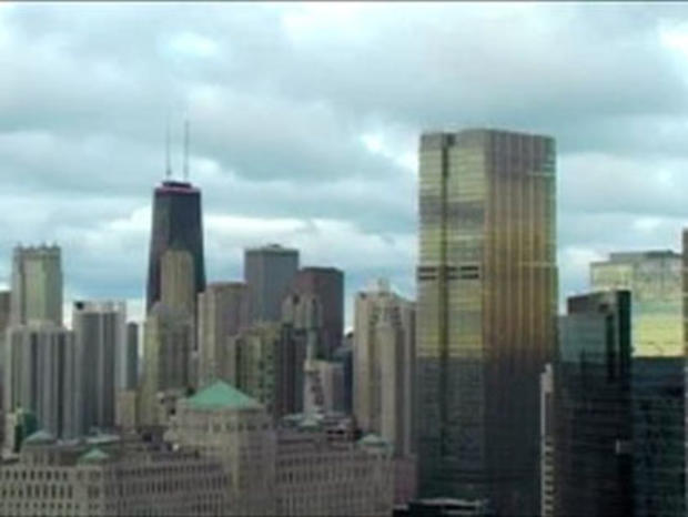Chicago Skyline, Eastward View 