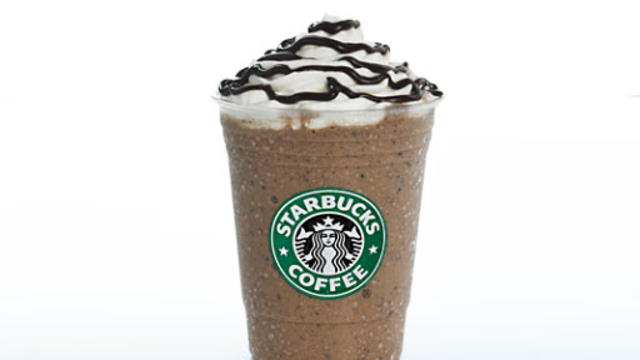 Starbucks' Double Chocolaty Chip Frappuccino Blended Creme with Whipped Cream 