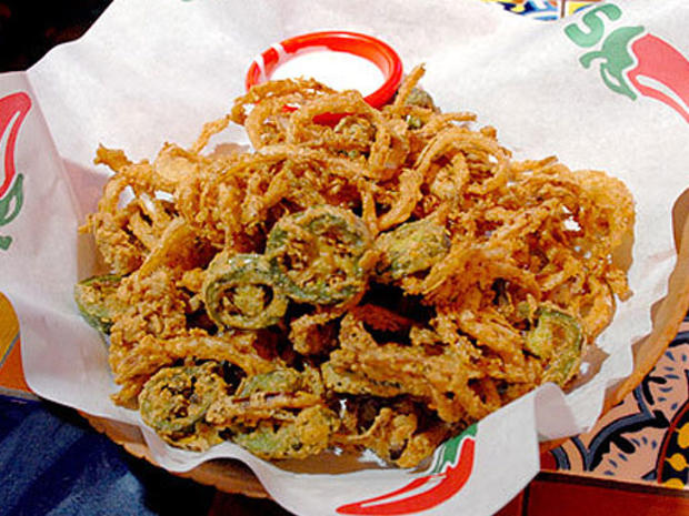 Chili's Onion String and Crispy Jalapeno Stack 