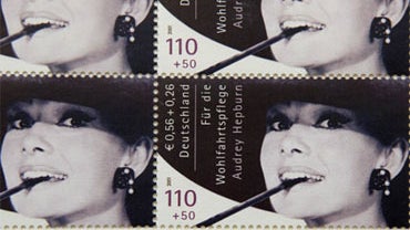 Rare Audrey Hepburn stamps 