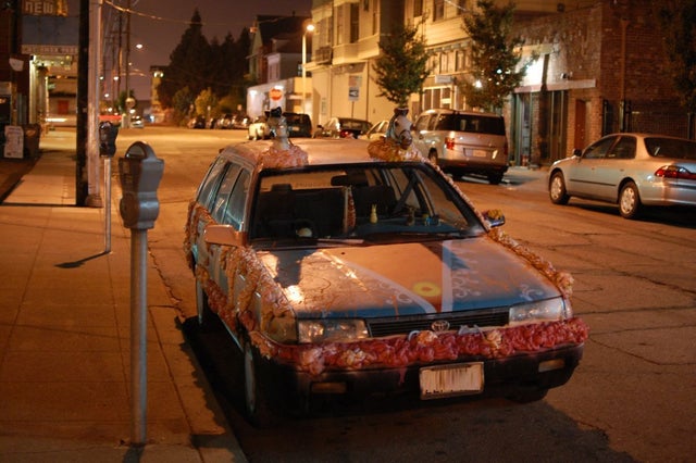 Car Tech editor Antuan Goodwin spotted this two-horsepower Toyota in downtown Oakland, CA. 