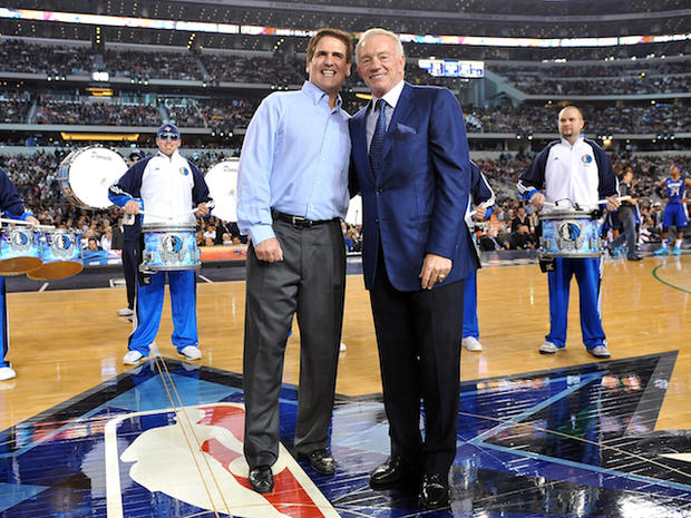 With Jerry Jones At 2010 All-Star Game 