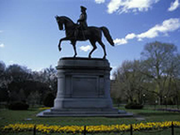 Statue In Boston's Public Garden 