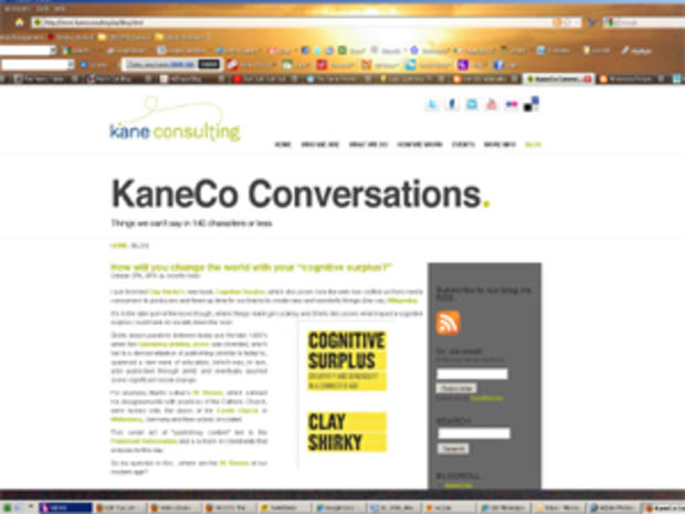 KaneCo, Blog 