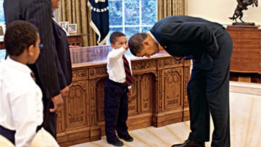 Obama Photo With Child 