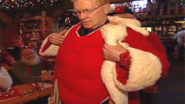 Bill Geist suits up as Santa 