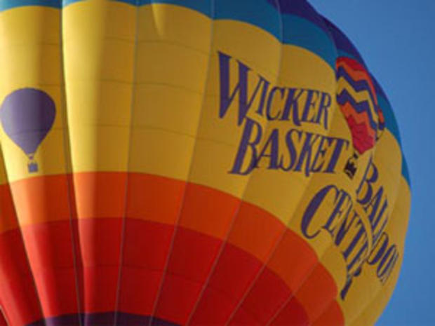 Wicker Basked Balloon Center 