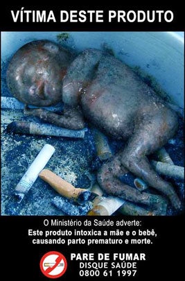 Terrifying Cigarette Labels from Brazil