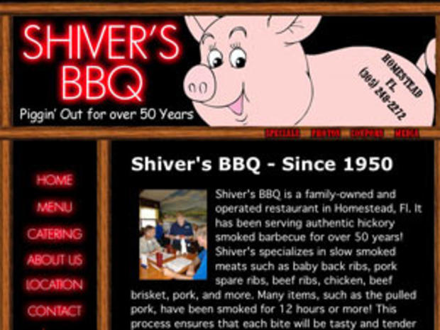 Shivers BBQ Website 
