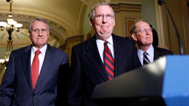 Mitch McConnell, Jon Kyl and Lamar Alexander 
