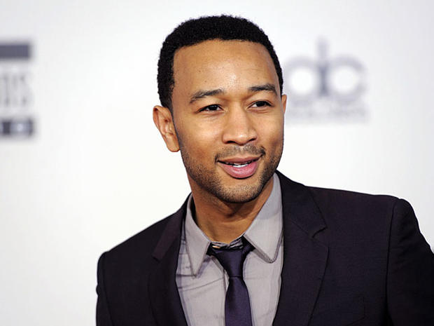 John Legend arrives at the 38th Annual American Music Awards on Sunday, Nov. 21, 2010 in Los Angeles. (AP Photo/Chris Pizzello) 