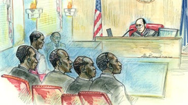 Somali Pirates in Court 