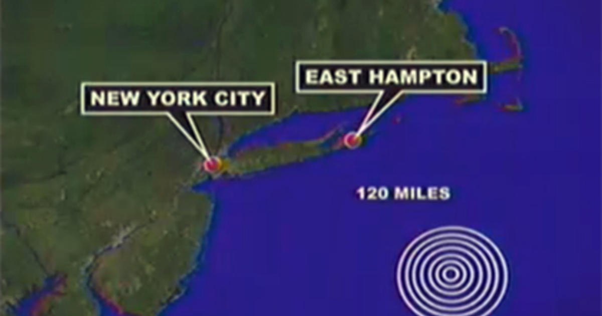 Officials Earthquake Hit Off Long Island Coast CBS New York