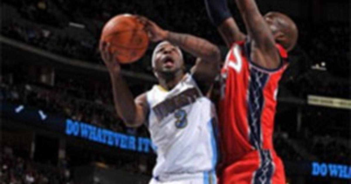 Carmelo Anthony Leads Nuggets Over Nets - The New York Times