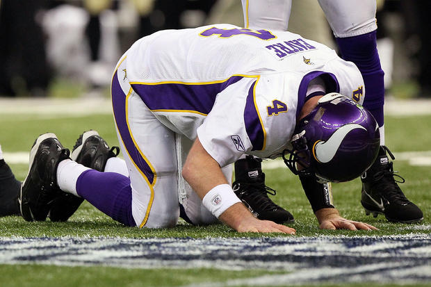Jan. 24: Was This Brett Favre's Last Game? [The answer: No.] Vikings Loss in NFC Championships 