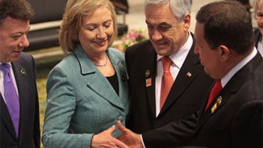 Hillary Clinton Hugo Chavez 