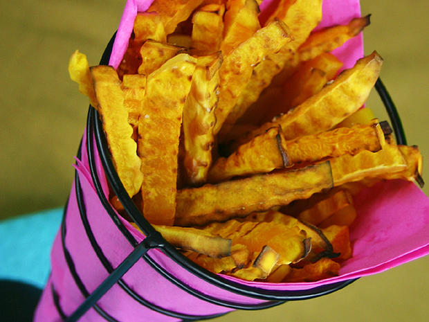 Hungry Girl's butternut squash french fries. 