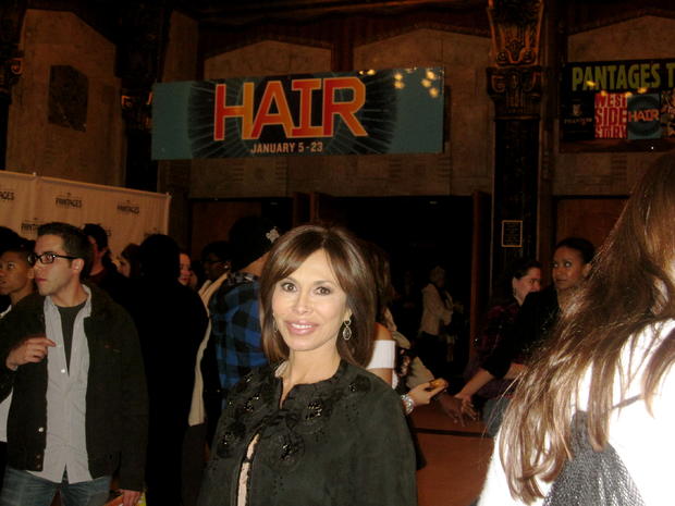 Laura Diaz at "Hair" 