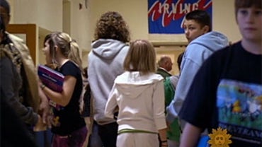 Students at Irving Middle School in Lincoln, Neb. 