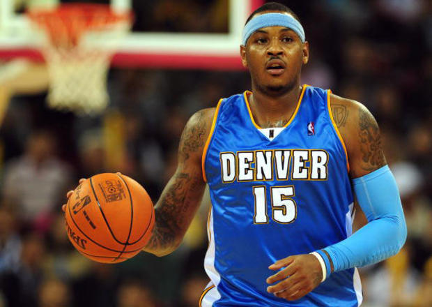 Carmelo Anthony of the Denver Nuggets dr 