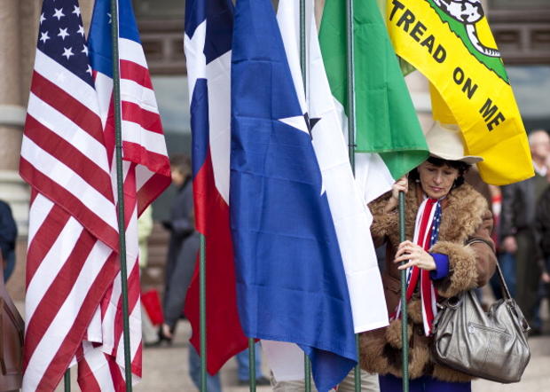 Tea Party Groups Hold Rally At Texas State Capitol 