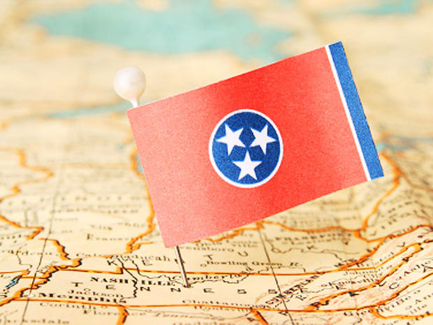 Tennessee, state flag, generic, 4x3 