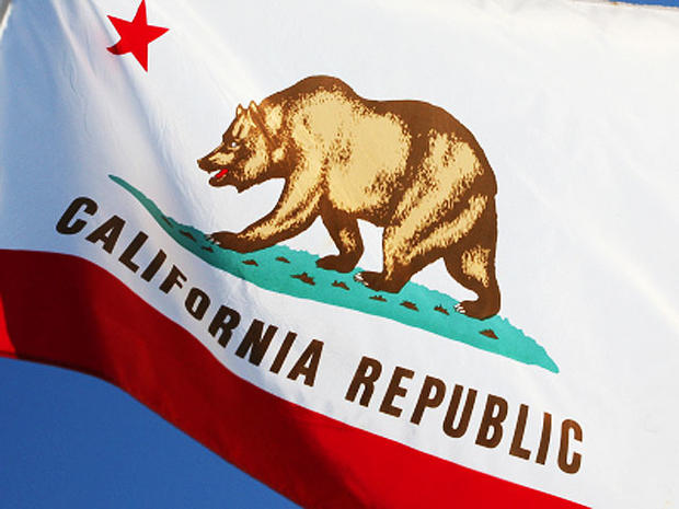 california, state flag, generic, 4x3 