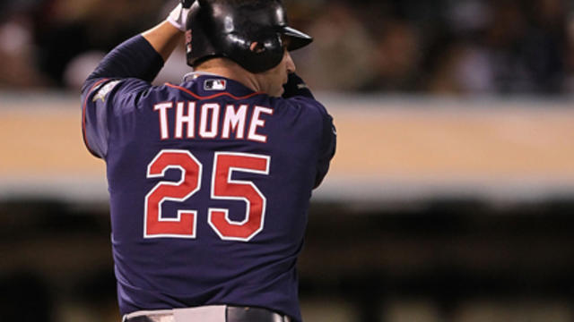 Minnesota Twins slugger Jim Thome hits career homer No. 600