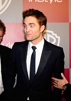 BEVERLY HILLS, CA - JANUARY 16: Actor Robert Pattinson arrives at the 2011 InStyle And Warner Bros. 68th Annual Golden Globe Awards post-party held at The Beverly Hilton hotel on January 16, 2011 in Beverly Hills, California. (Photo by Kevork Djansezian/G 