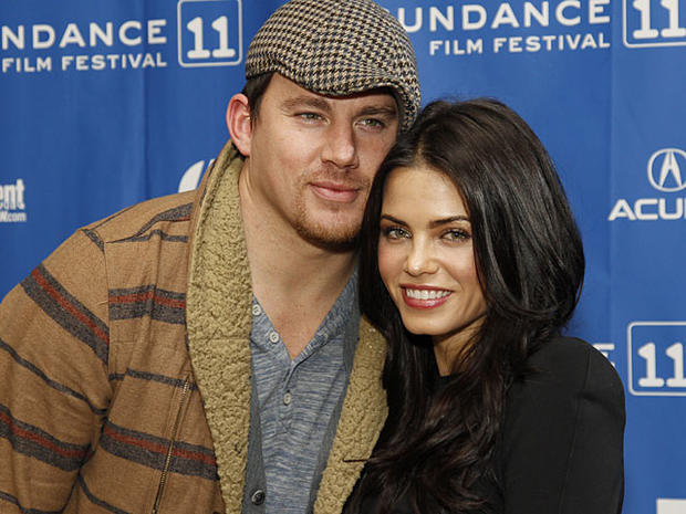 Actor Channing Tatum, a cast member in "The Son of No One," poses with his wife, actress Jenna Dewan-Tatum, right, at the film's premiere during the 2011 Sundance Film Festival in Park City, Utah, on Friday, Jan. 28, 2011. (AP Photo/Danny Moloshok) ______ 