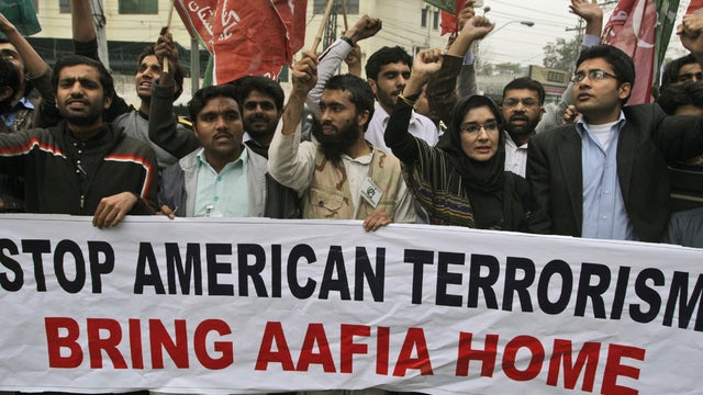 Anti-U.S. protesters in Islamabad 