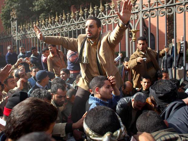 Cairo protesters Feb. 3, 2011 