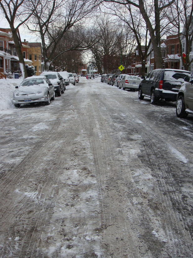 Shoveling Snow In The Street 