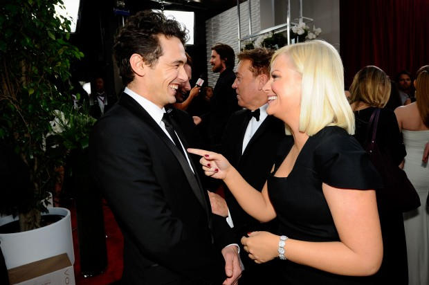 James Franco and Amy Poehler 