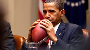 President Barack Obama is photographed in the Roosevelt Room of the White House in this May 2009 photo.  