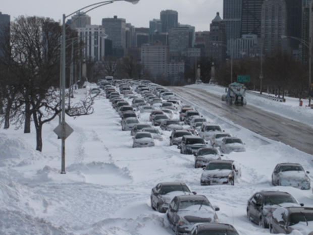 Lake Shore Drive After Blizzard 