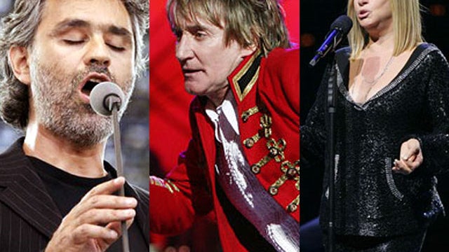 Andrea Bocelli, Rod Stewart and Barbra Streisand all admit to having stage fright. 