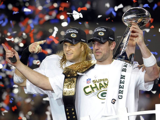 Aaron Rodgers and Clay Matthews 