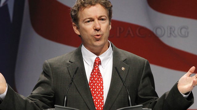Sen. Rand Paul, R-Ky. addresses the Conservative Political Action Conference 