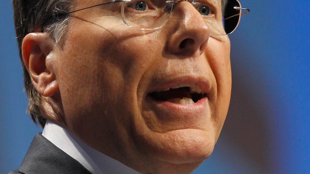 National Rifle Association Executive Vice President and CEO Wayne LaPierre addresses the Conservative Political Action Conference 