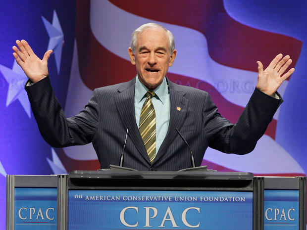 Ron Paul, speaks at the Conservative Political Action Conference 
