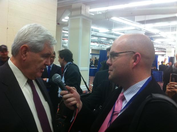 Chris Stigall With Newt Gingrich 
