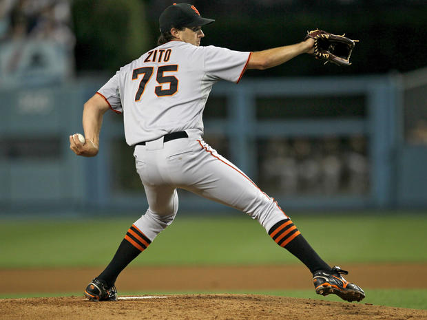 Barry Zito shows pitching form 