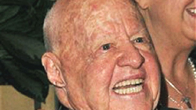 Actor Mickey Rooney Granted Restraining Order Against Stepson Michael Thomas Aber 